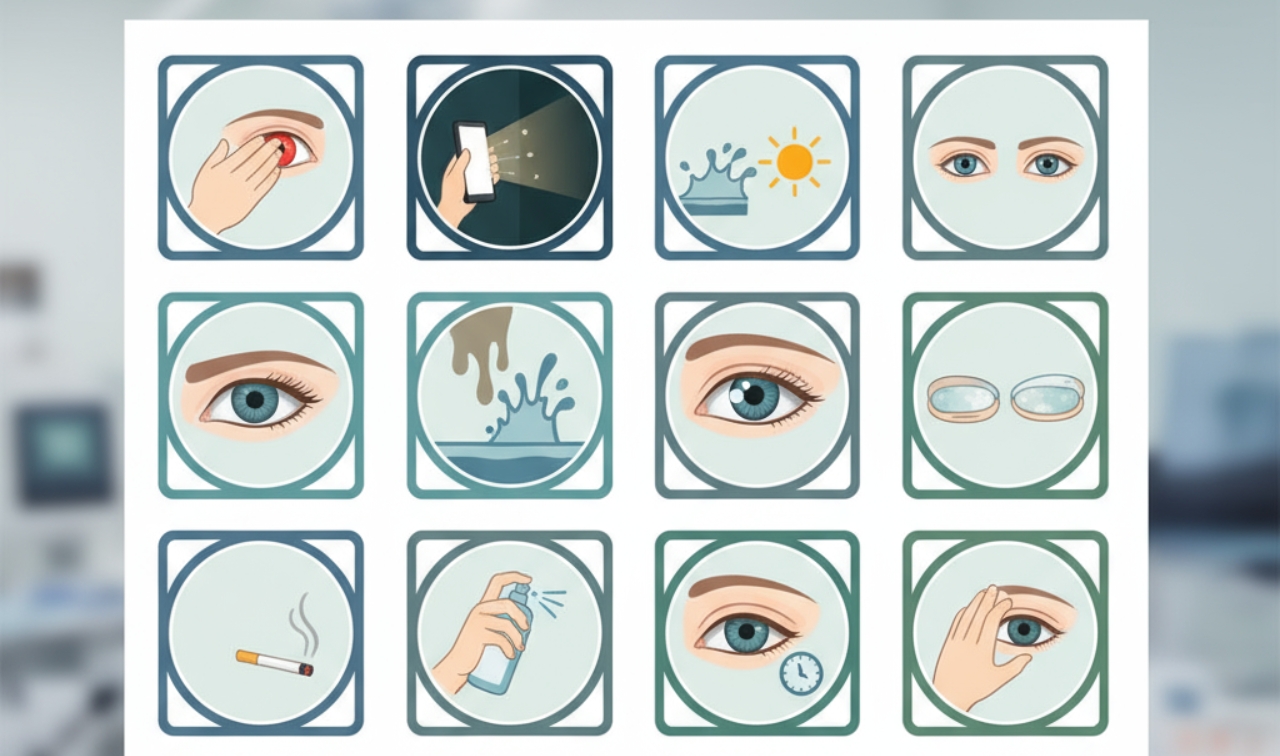 Habits That Can Damage Your Eyes - baath eye care