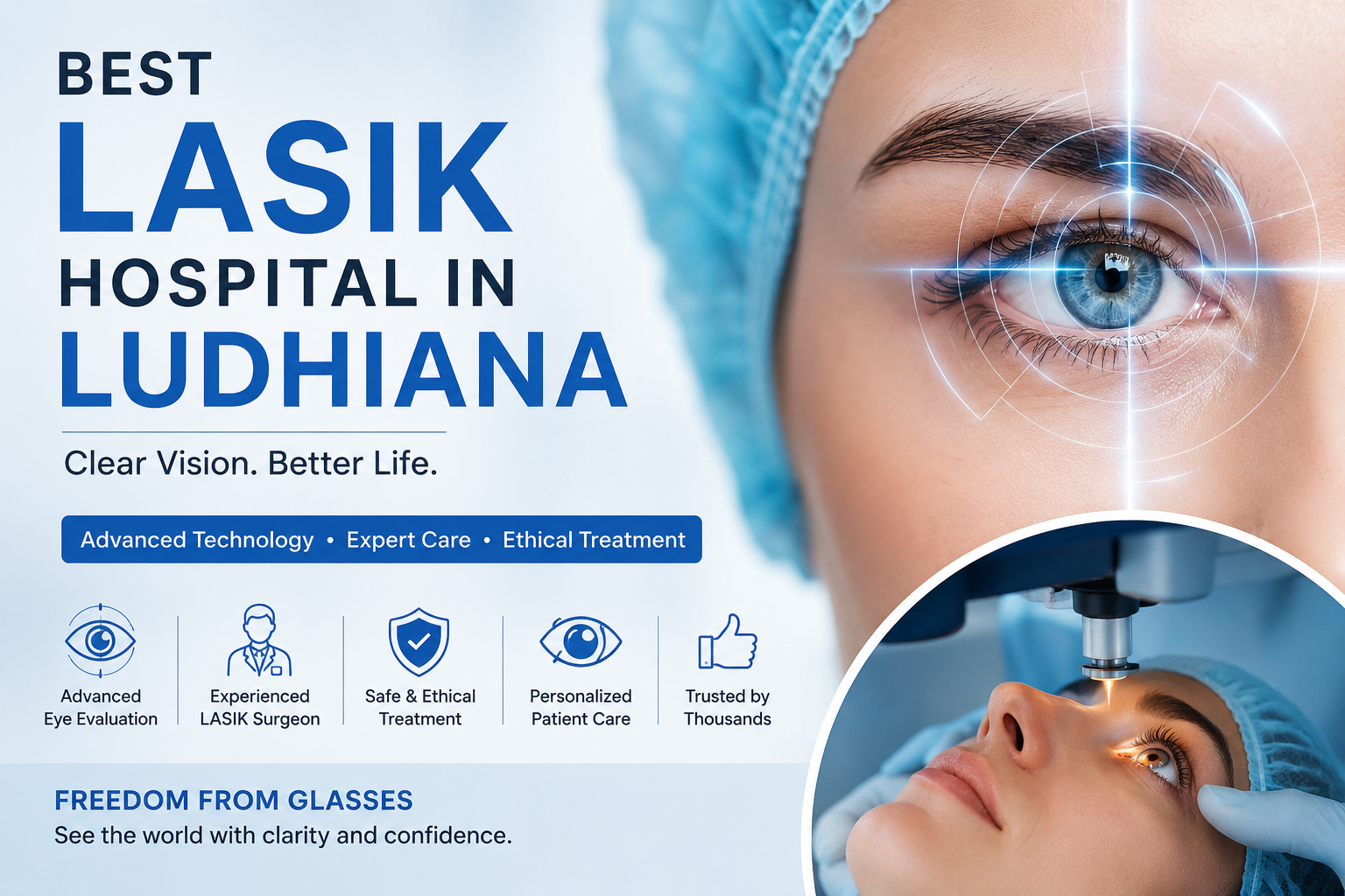 Best LASIK Hospital in Ludhiana – Why Patients Trust Baath Eye Care for Safe & Advanced LASIK Surgery