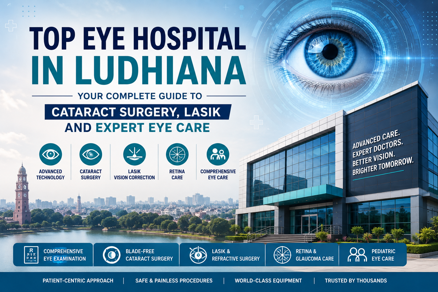 Top Eye Hospital in Ludhiana — Your Complete Guide to Cataract Surgery, LASIK and Expert Eye Care