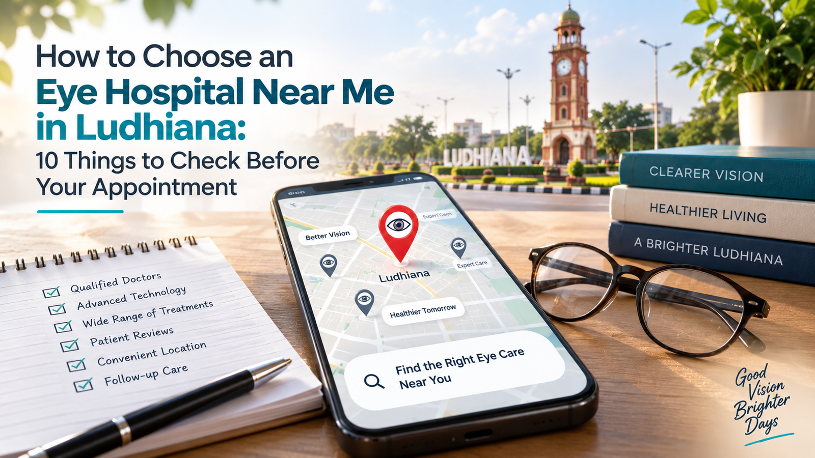 How to Choose an Eye Hospital Near Me in Ludhiana: 10 Things to Check Before Your Appointment