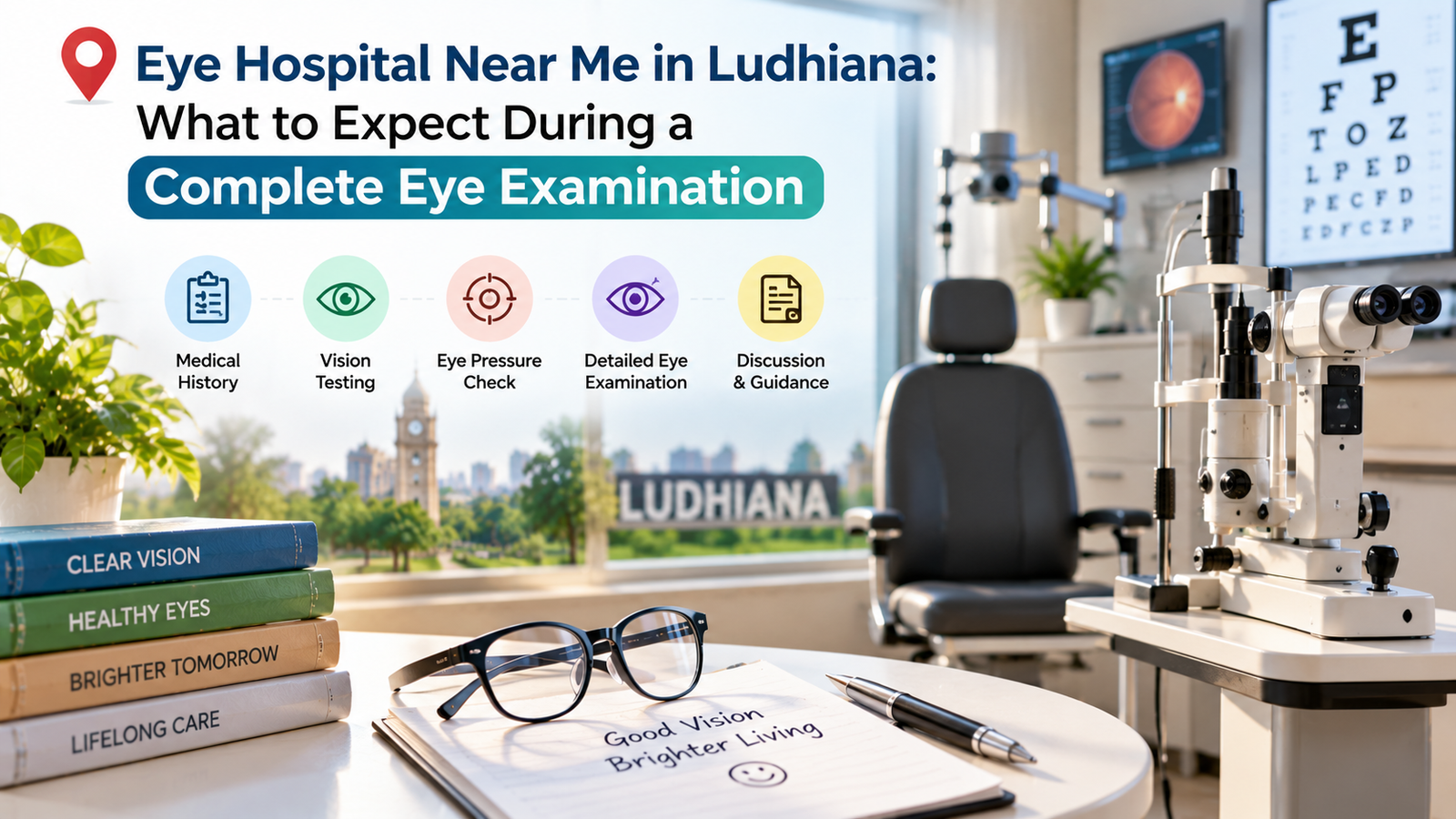 Eye Hospital Near Me in Ludhiana: What to Expect During a Complete Eye Examination