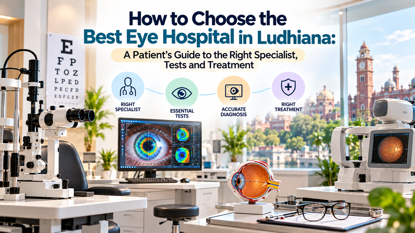 How to Choose the Best Eye Hospital in Ludhiana: A Patient’s Guide to the Right Specialist, Tests and Treatment